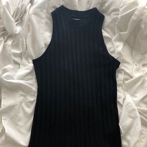High Neck, Knit Tank Top